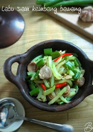 Foto resep 45. Tumis labu siam kembang bawang