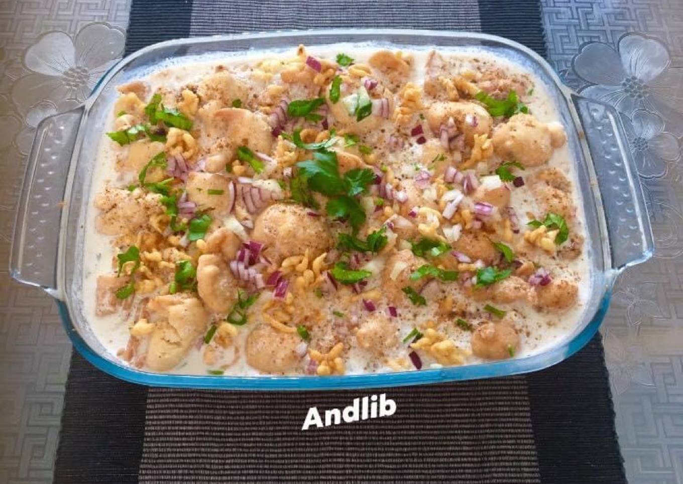 Gram Flour/ Chickpea Flour Dumplings In Yogurt (Besan ke Dahi/ vade)