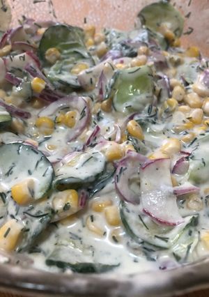 Nyári uborkasaláta recept fotója