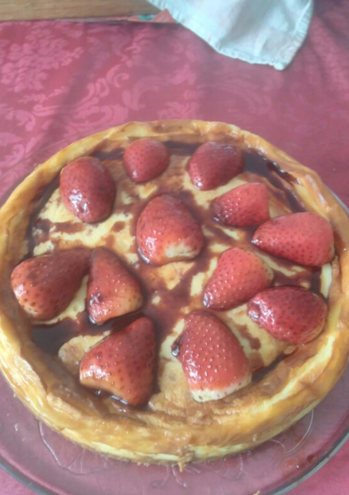 Una foto de Tarta de Queso al horno