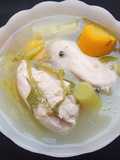 Chicken broth soup