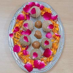 A picture of Kuler :Traditional Sweet Made with Bajara Flour+Jaggery & pure ghee,perfect for Nagpanchami&Shaptmi.