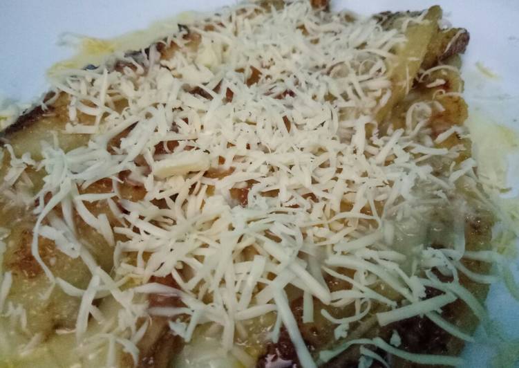 Pisang sunpride susu keju foto resep utama