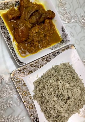 عکسی از دستور شوید پلو با ماهیچه