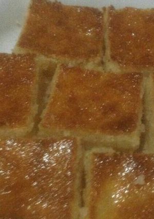 صورة لوصفة بسبوسه بجوز الهند