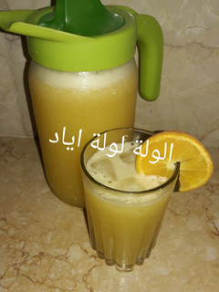 صورة لوصفة عصير ليمون وبرتقال