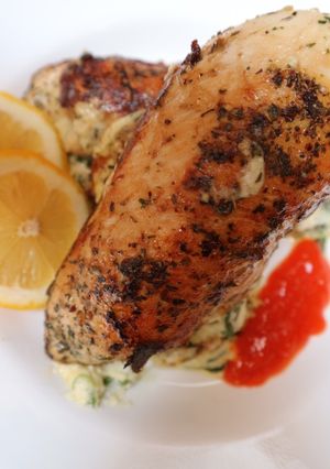 Foto resep Ayam isi Bayam Keju Mozarella