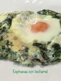Espinacas con bechamel