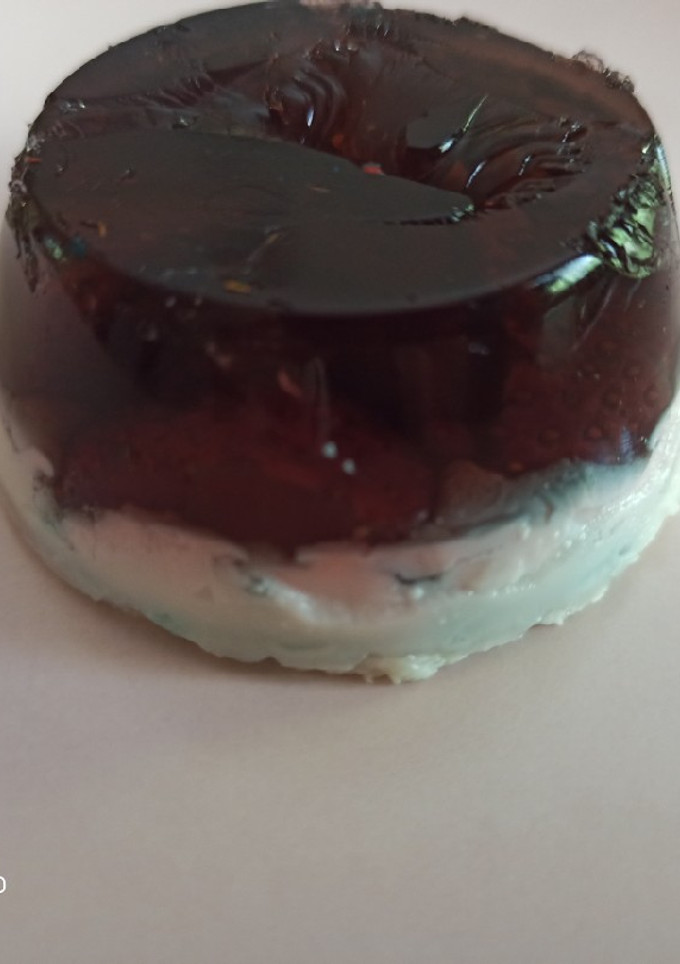 Una foto de Gelatina de frutos rojos con base de proteínas