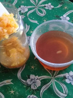 Una foto de Almíbar de naranja y extracto de naranja