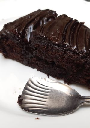 Una foto de Torta de chocolate en dos pasos