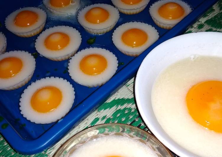 Pudding telur ceplok