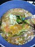 Caldo de Queso con Papas