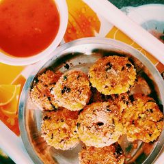 A picture of Poha tikki.