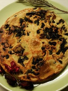 Foto di Farifrittata con cavolo nero