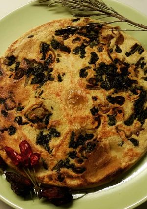 Foto di Farifrittata con cavolo nero