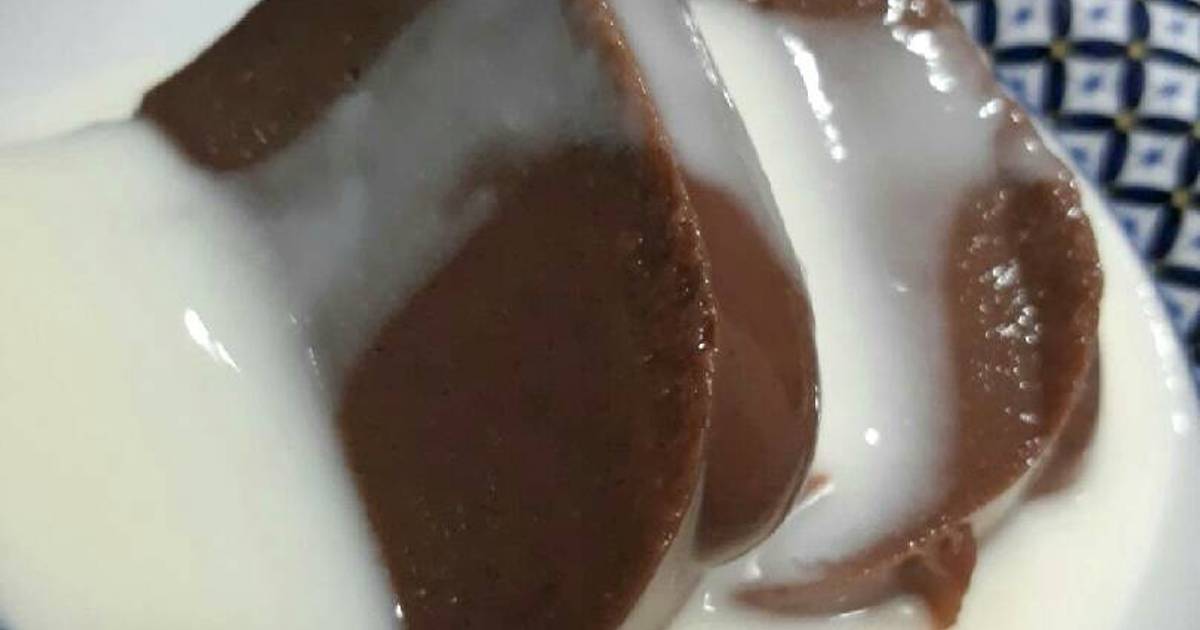 Puding Coklat Brownies + Fla Segar