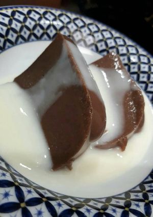 Foto resep Puding Coklat Brownies + Fla Segar