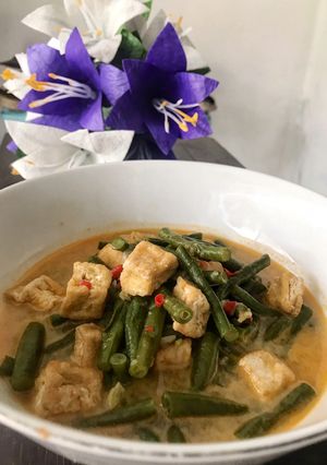 Foto resep Sayur kacang panjang tahu non msg