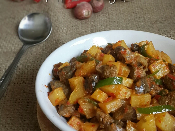 Cara Mudah Membuat Resep Sambal goreng ati kentang yang Lezat Sekali Anti Ribet, Lezat