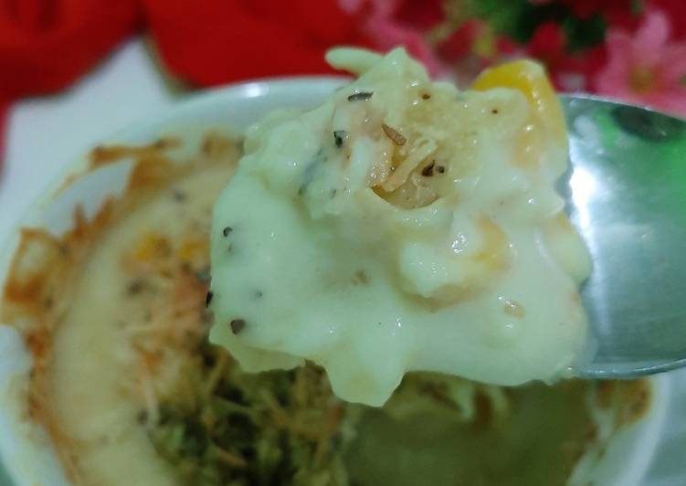 Potato Au Gratin (Kentang Jagung Susu)