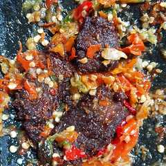 รูปของ Dendeng daging geprek