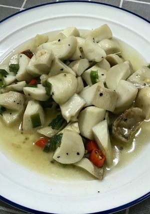 椒鹽杏鮑菇 的食譜成品照片