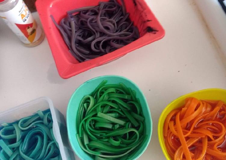 Pasta de colores