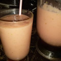 A picture of Watermelon and pear smoothie.