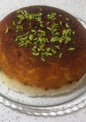 عکسی از دستور تهچین مرغ