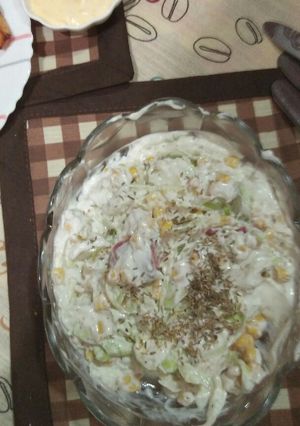 A picture of Creamy salad.