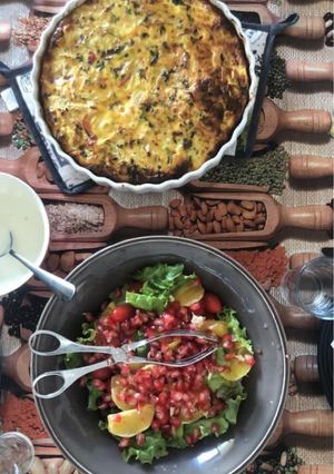 Foto de Quiche de frango com legumes e coco