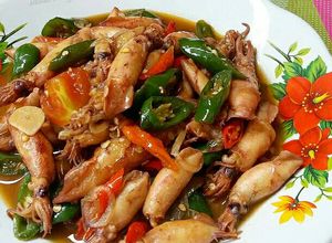 Foto resep Cumi asin cabe ijo