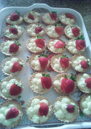 صورة لوصفة ليتارتولات بلفراولة 🍓🍓