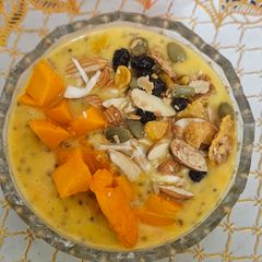 A picture of Mango chia pudding.