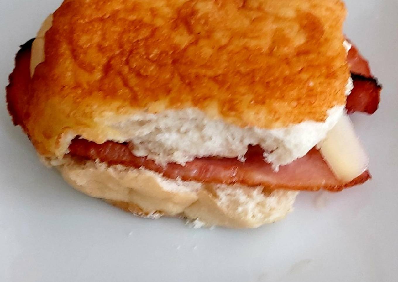 My Cheese Topped Bacon Sandwich ðŸ’œ