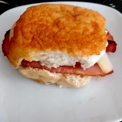 A picture of My Cheese Topped Bacon Sandwich 💜.