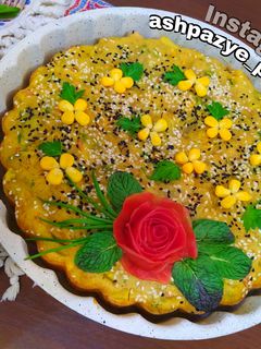 عکسی از دستور کیک سوسیس و سیب زمینی بدون فر 🌸