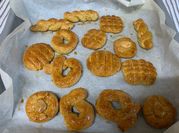 Una foto de galletas de avena y harina integral edulcorante