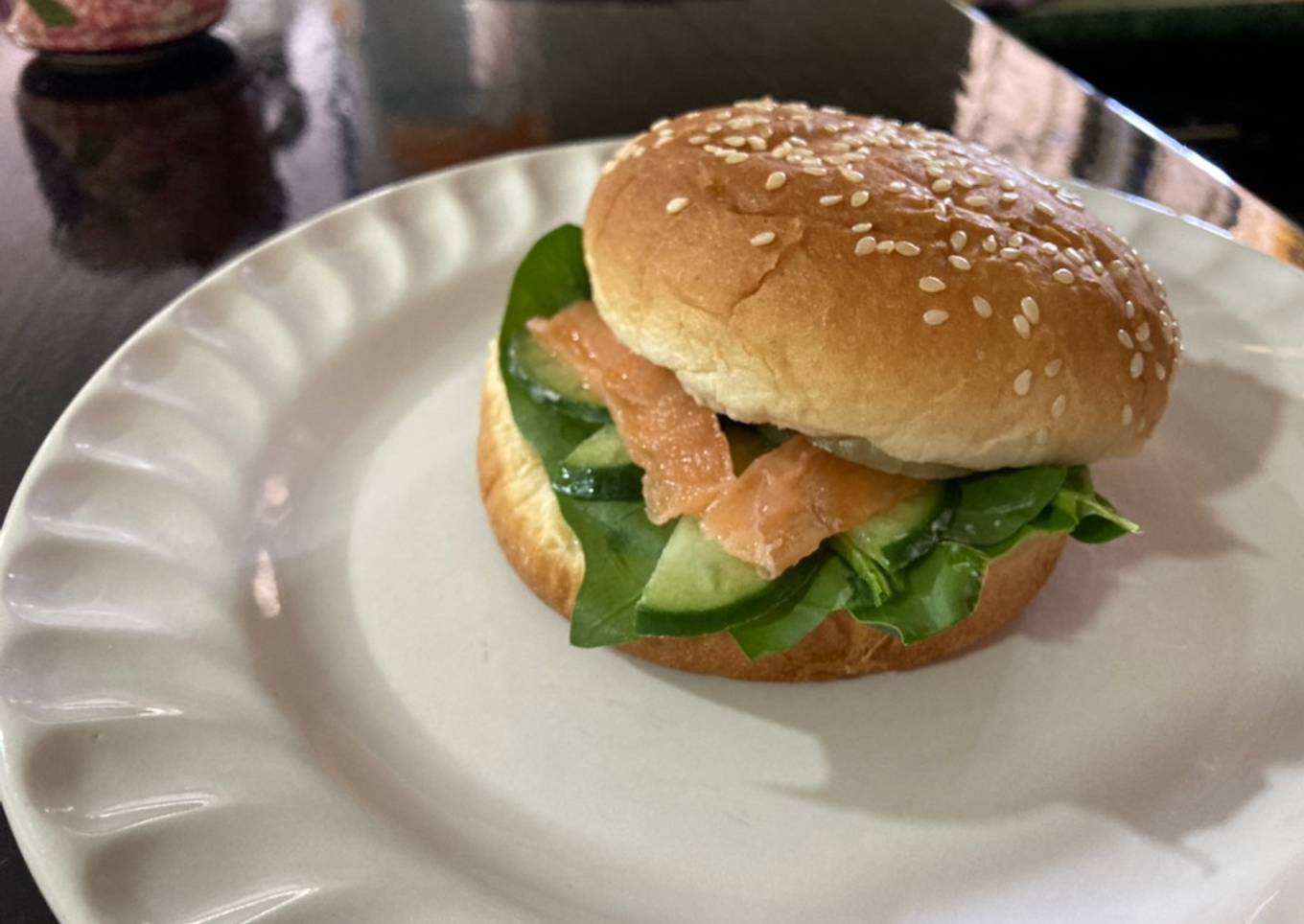 Gravlax de salmón
