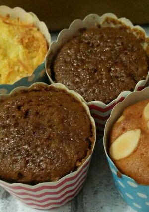 Foto resep Cupcake 3 rasa