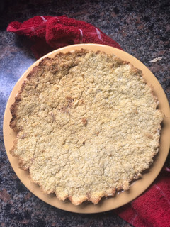 Una foto de Tarta de coco más dulce de leche light y sin tacc