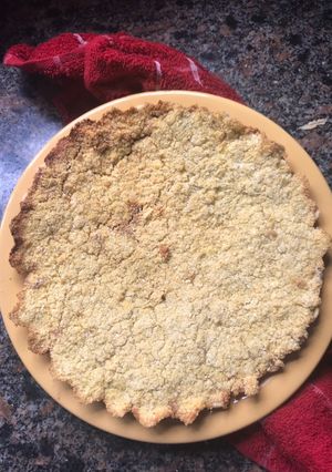Una foto de Tarta de coco más dulce de leche light y sin tacc