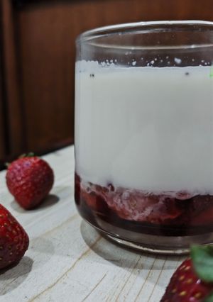 Foto resep Korean Milk Strawberry