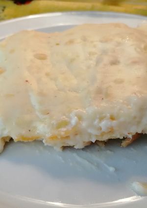 Una foto de Canelones de pechuga y paté