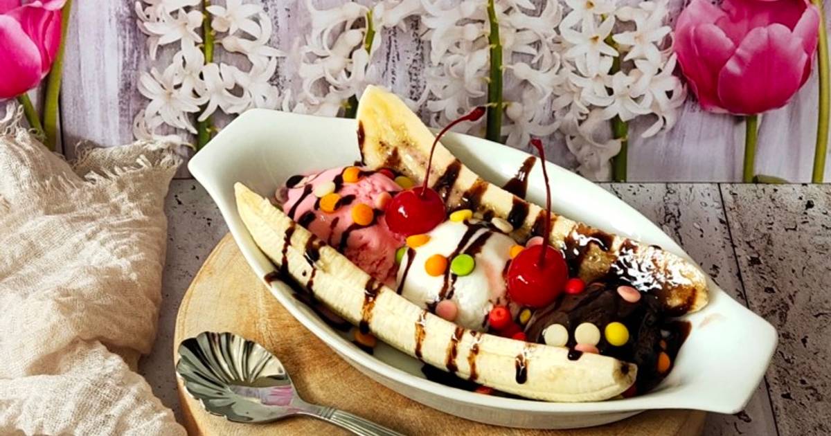 Resep Banana Split Oleh Priska Koes - Cookpad