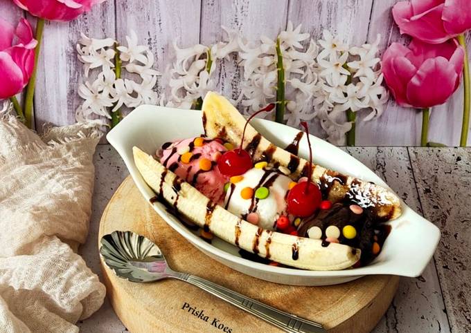 Resep Banana Split Oleh Priska Koes - Cookpad