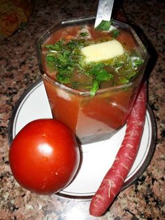 गर्म चुकंदर गाजर सूप (Hotly Chukandar Gajar Soup recipe in hindi) रेसिपी मुख्य फोटो