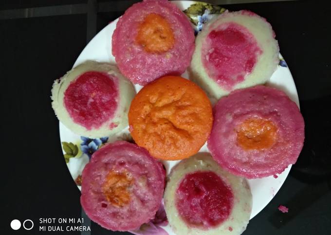 Sweet and Healthy Colorful Idli