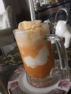عکسی از دستور آب هویج بستنی